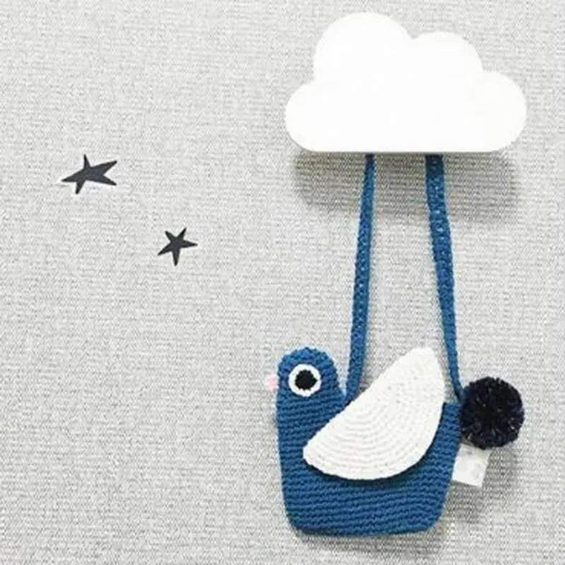 

Cute Wooden Cloud Hook For Kids Room Mounted Clothes Bag Robe Rack Hooks for Hanging Bathroom Wall Hooks Decorative Room Decor