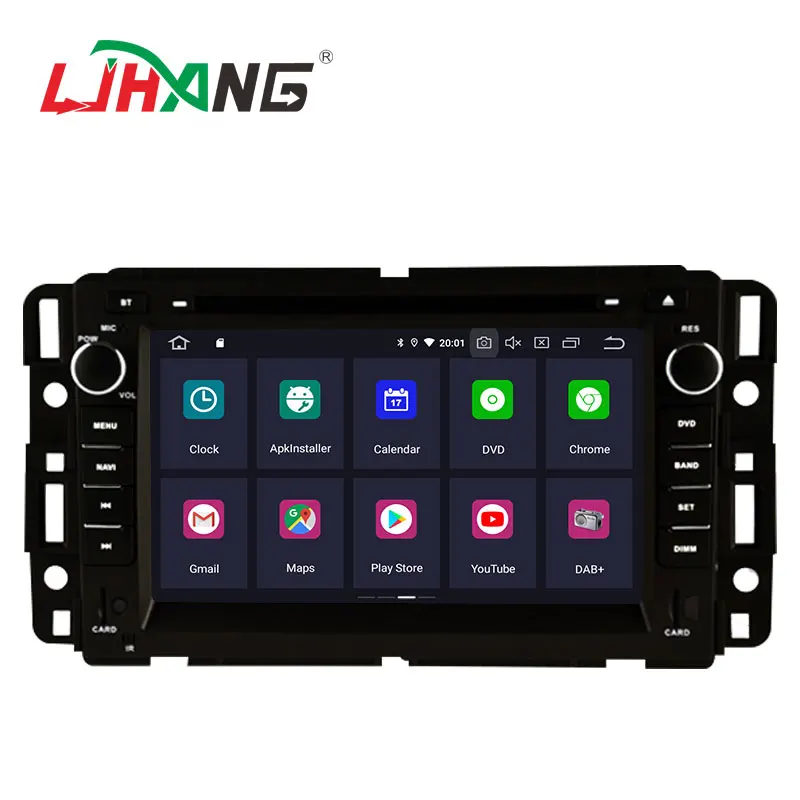 Clearance LJHANG 2 Din Android 9.0 Car DVD Player For GMC Chevrolet Chevy Yukon Sierra Tahoe Acadia Suburban Multimedia Car Radio GPS WIFI 1