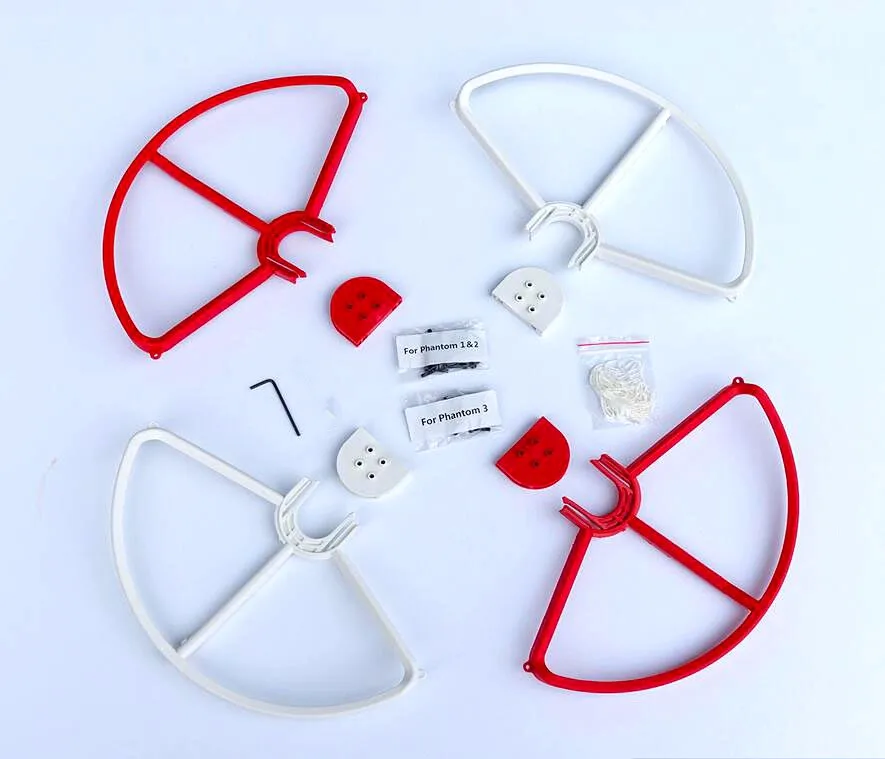 Snap On/off Prop Guards For DJI Phantom All Versions Phantom 3 Professional Advanced Tool Quick Disconnect Propeller Protector