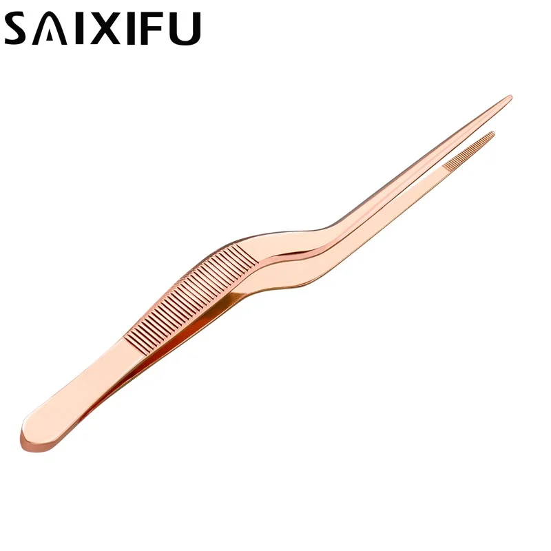 

Rose Gold Stainless Steel Medical Tweezers Professional Ear Cleaner Care Ear-Pick Earwax Removal Care Tweezers Tool QT45