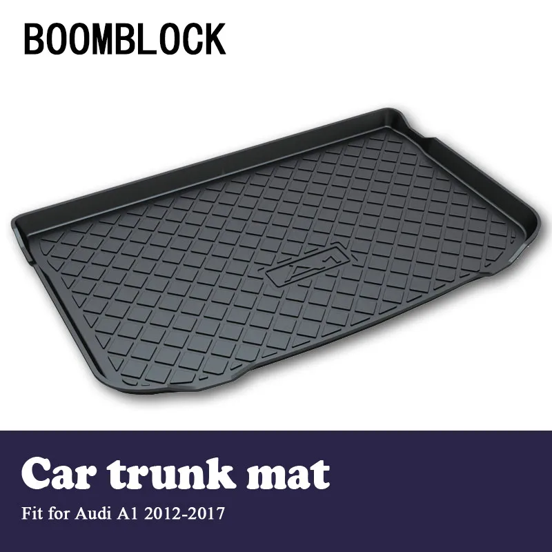 

BOOMBLOCK For Audi A1 2012 2013 2014 2015 2016 2017 Waterproof Anti-slip Car Trunk Mat Tray Floor Carpet Pad Auto Accessories