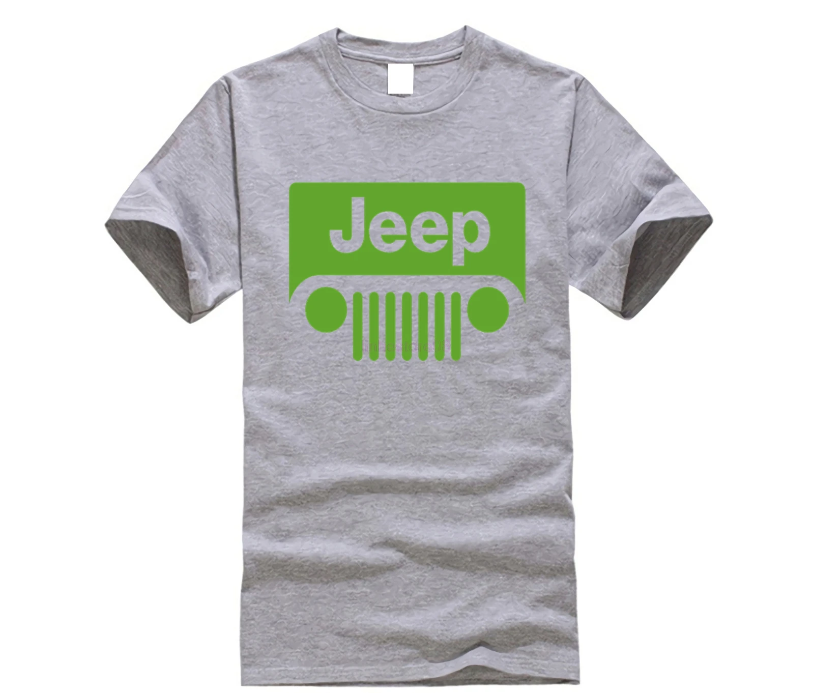 Hot Sale New Fashion Brand Summer Brand Men Clothing Summer Tops Hip Hop Logo Jeep Cars T-Shirt White 3D Funny T Shirt