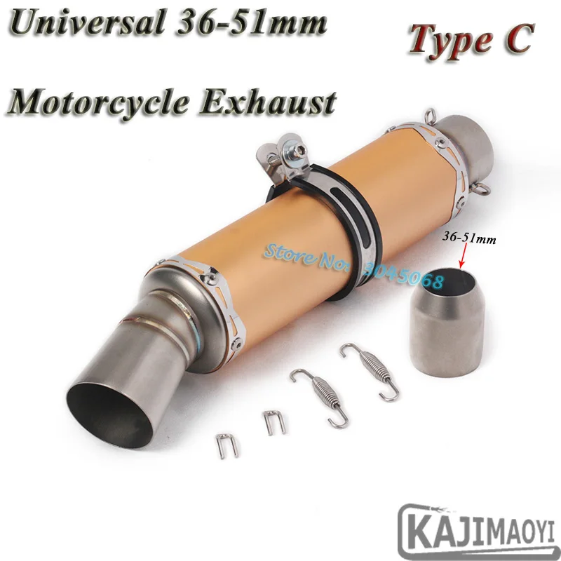 Мотоцикл akrapovic Yoshimura выхлопная труба Универсальный изменение глушитель дБ убийца глушитель для ниндзя 250 NVX по 155 R3 CB400