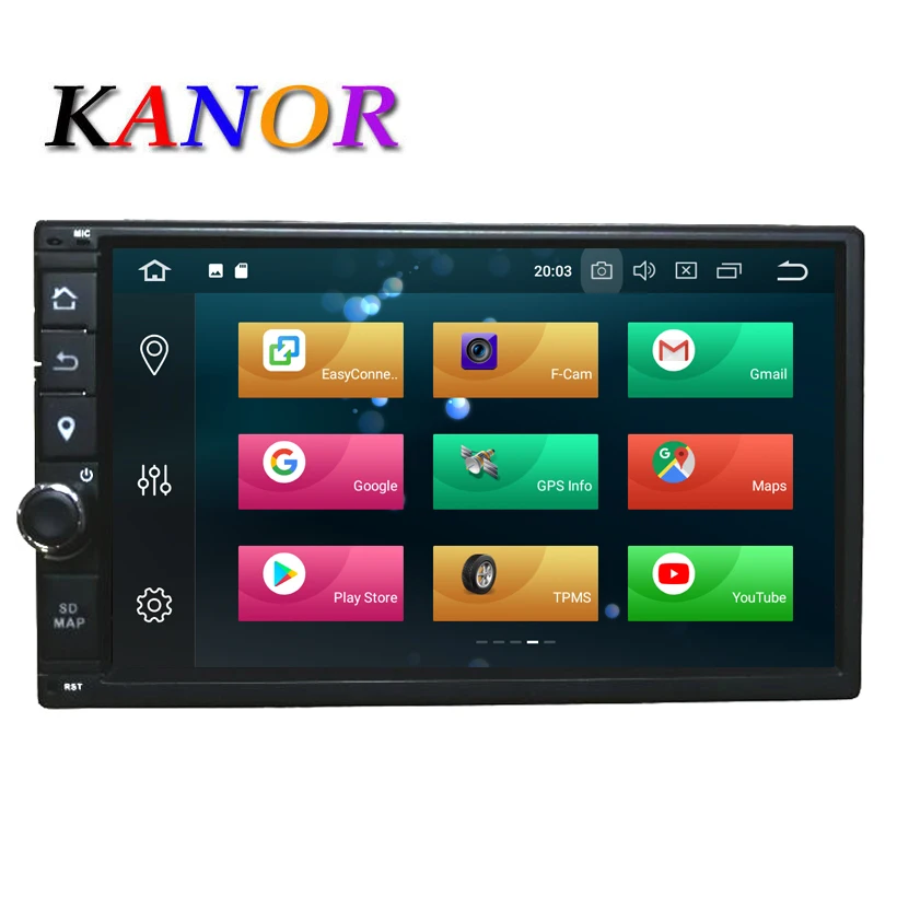 KANOR Octa Core RAM 4G ROM 32G 2 Din Android 8 0 font b Car b
