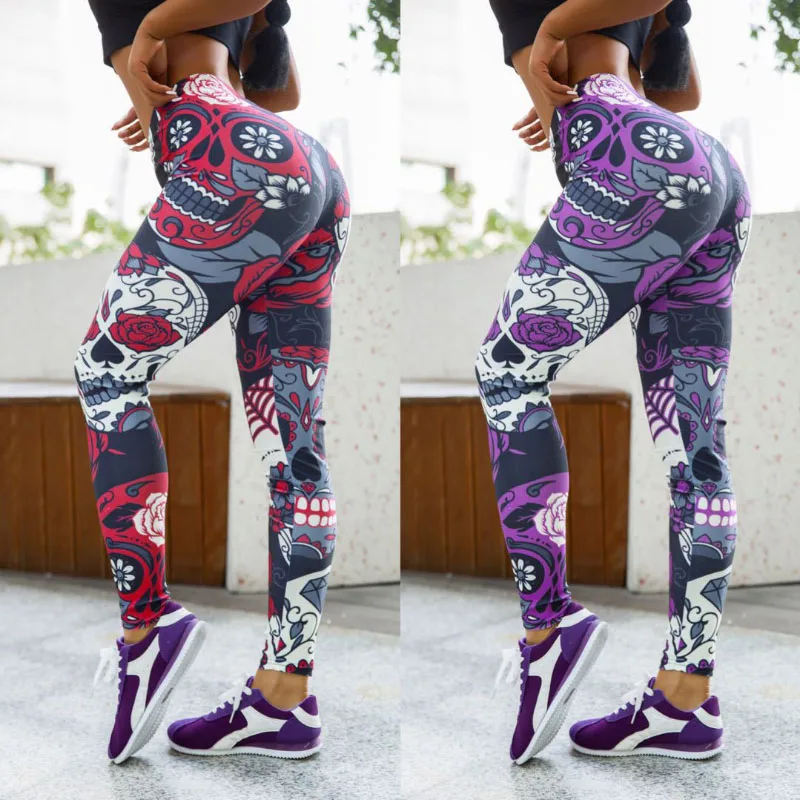 

5 Colors Women New Fashion Push Up Jeggings Sexy Hips Fitness Workout Pants Leggings High Waist Patchwork Women Gothic Leggings