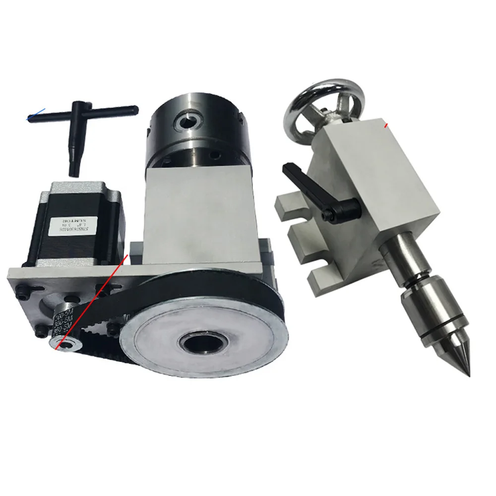 CNC 4 я вращающаяся ось 100 мм/4 &quotK11 3 кулачковый патрон для мини фрезерного станка с