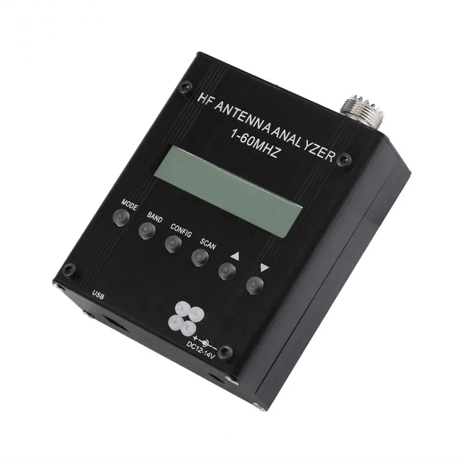High Precision MR300 Digital Shortwave Antenna Analyzer Meter Tester 1-60M For Ham Radio