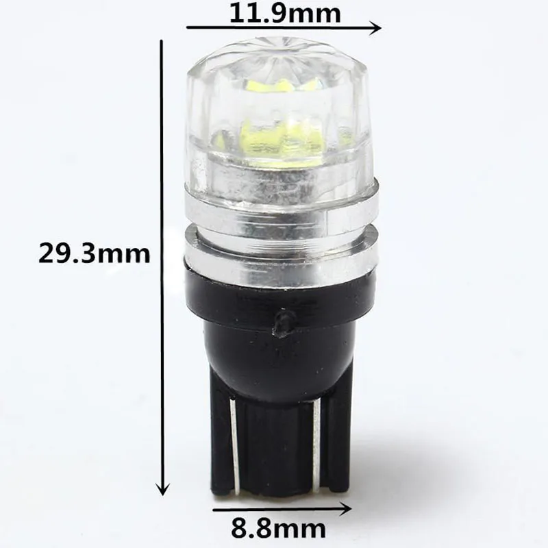 2pcs/set  T10 W5W 194 168 COB LED Canbus No Error Interior Side Wedge Width Light