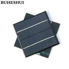 BUHESHUI 2 Вт 9 В солнечная ячейка поликристаллическая солнечная панель солнечный модуль DIY Солнечное зарядное устройство 115*115*2 мм 10 шт./партия