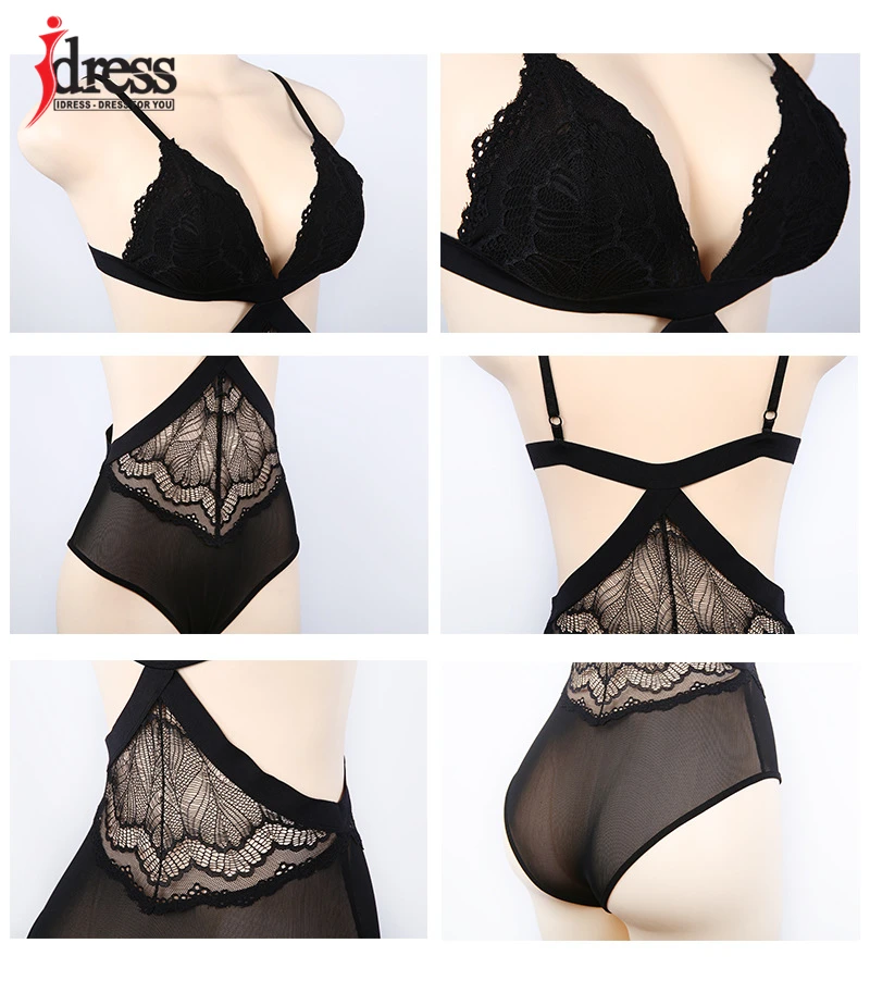 IDress Cut Out Sexy Lace Bodysuit Rompers Women Jumpsuit Sleeveless Beach Summer Bodysuits White Black Mesh Body Top Overalls (4)