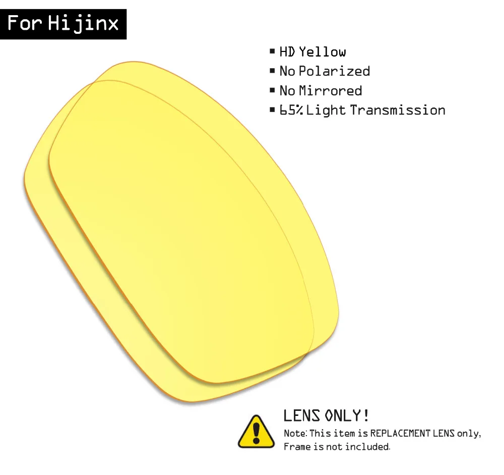 

Солнцезащитные очки SmartVLT, Сменные линзы для Окли, Hijinx-HD, желтые