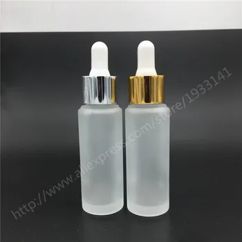 

Free Shipping 200 x 30ml Cylinder Frost Glass Dropper Bottle 1oz cylinderical Glass Essential Oil Container With Dropper