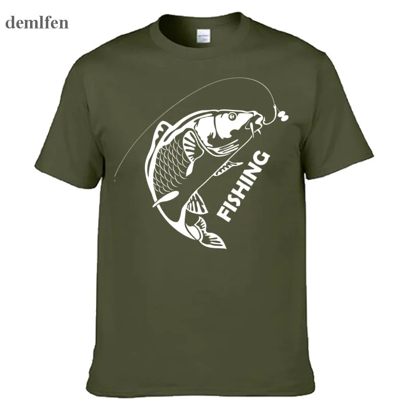 

Fashion Fish T-shirt Funny Gift Birthday T-shirt New Men's Short Sleeve Cotton O-neck T Shirt Cool Tops Tees