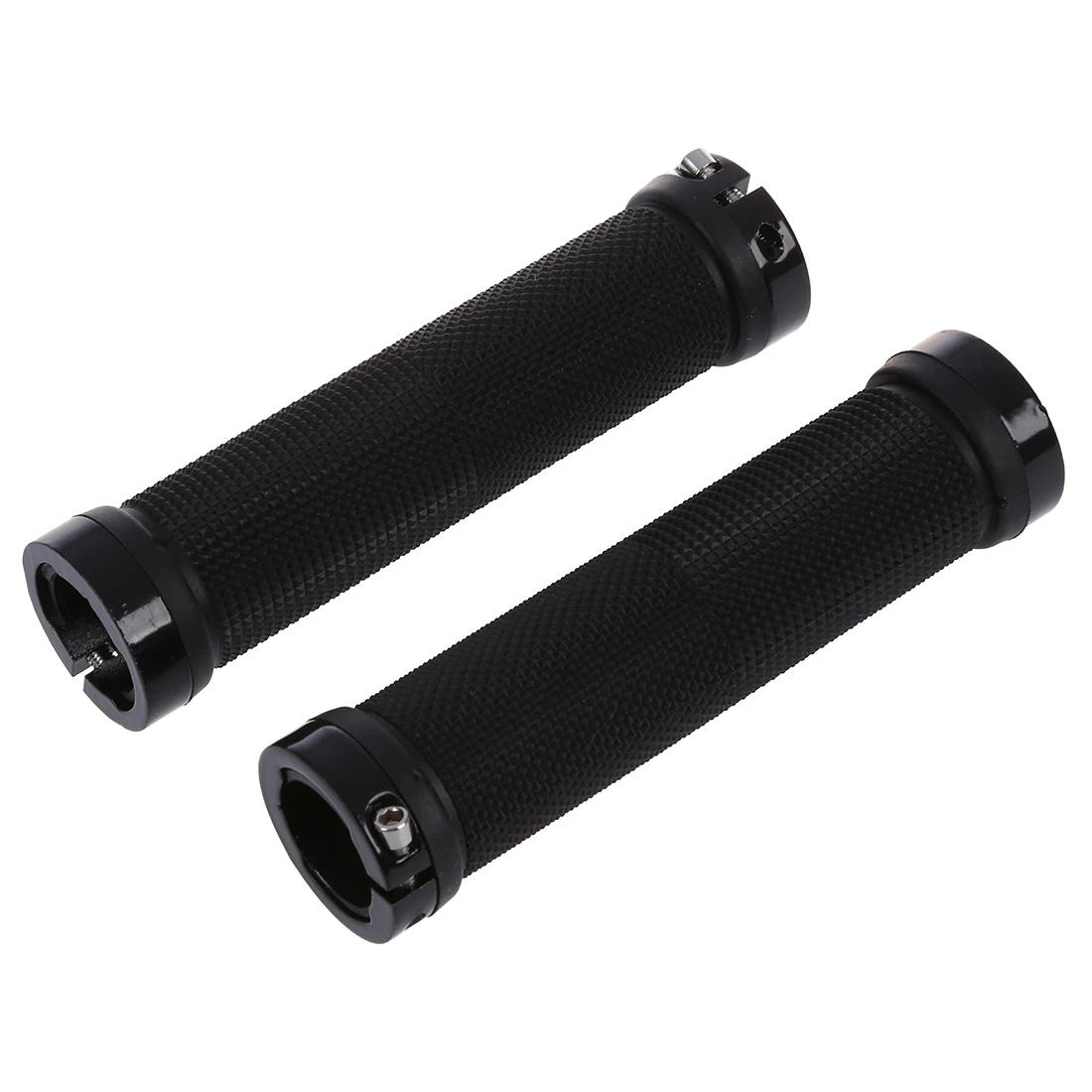 

Pair Mountain Bike MTB BMX Bicycle Cycling Double Lock Handlebar Grips