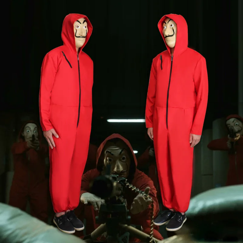 Salvador Dali Movie The House of Paper La Casa De Papel Cosplay Party Halloween