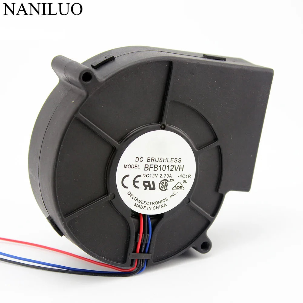 

industrial blower fan BFB1012VH DC 12V 2.7A winds of turbofan 9733 3-pin