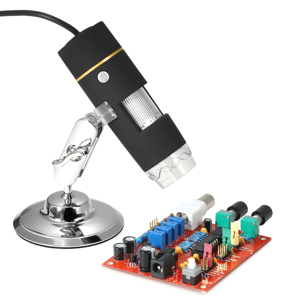 KKMOON 1000X увеличение USB цифровой микроскоп с функцией OTG эндоскоп 8-светодиодный светильник увеличительное стекло лупа с подставкой