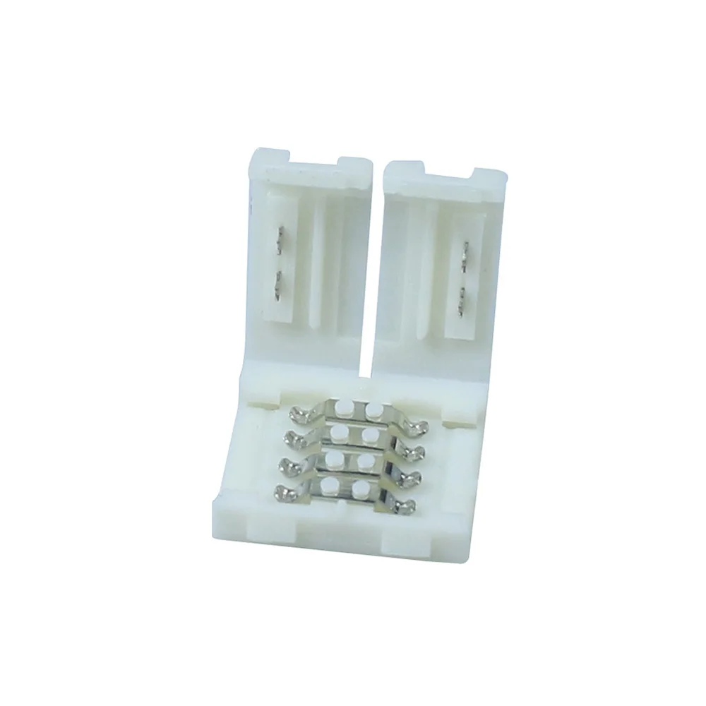 

20pcs/lot RGB LED Strip Connector 4pin 10mm LED Strip connectors PCB board wire connection for 5050 RGB color strip