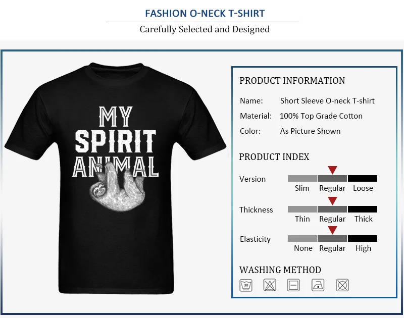 Sloth Is My Spirit Animal - Funny Sloth_detail_black