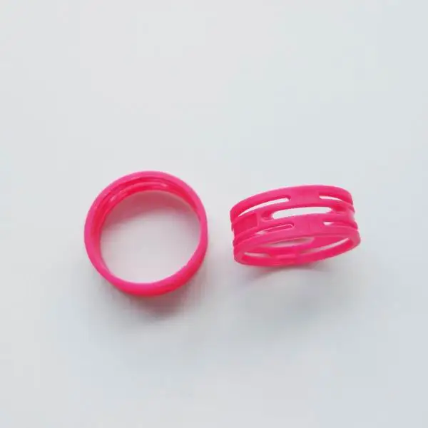 50 шт./партия, многоцветное кольцо для штекерного разъема XLR - Цвет: Red