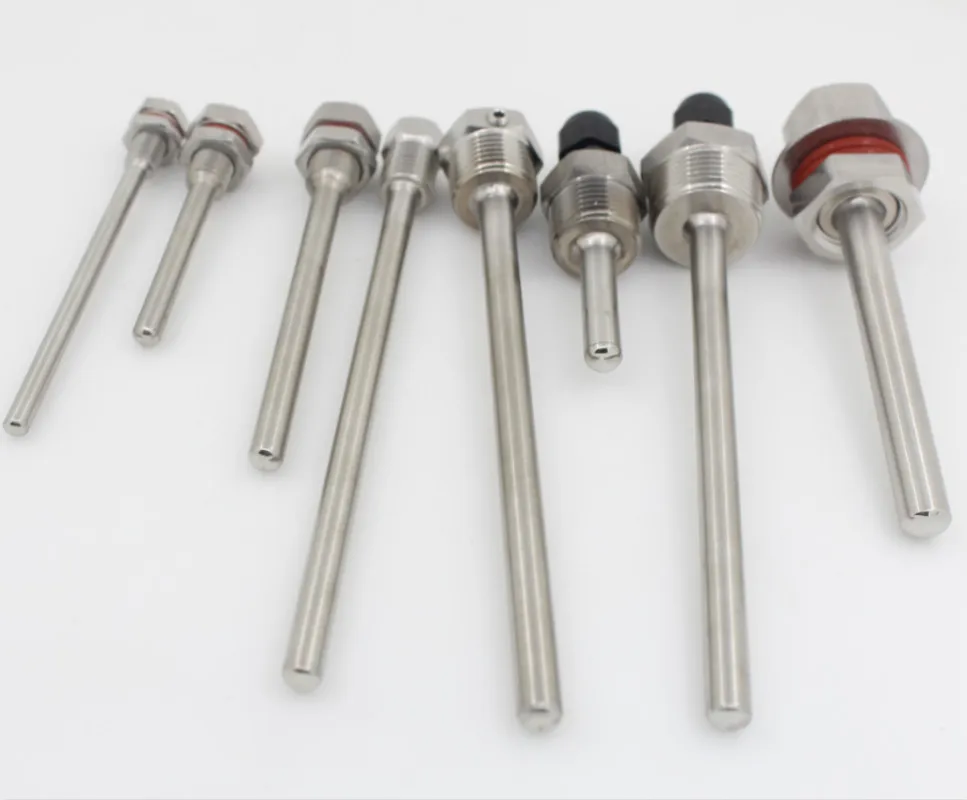 Термопара Thermowell длина резьбы 1/4 дюйма 1/2 3/4 M8x1.25 M10x1.5 M12X1 труба из нержавеющей стали