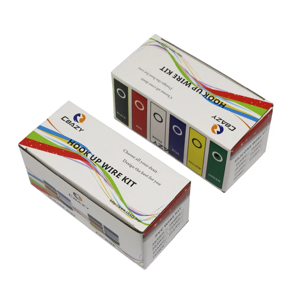 CBAZ 18 AWG 1007 Hook up Wire Kit (Stranded Kit) Gauge 6 colors 19.6 feet Each Electrical 30m DIY | Обустройство дома