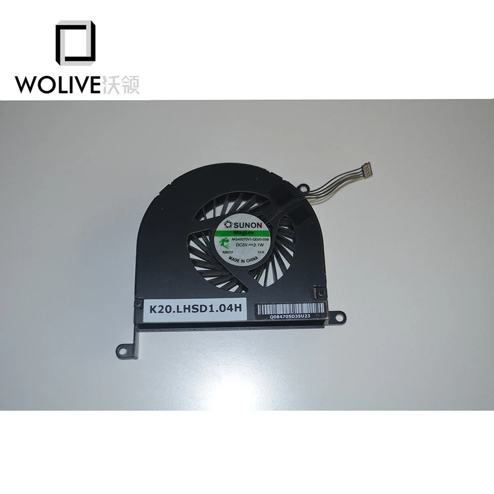 

Wolive Genuine NEW for Apple Macbook Pro 17'' A1297 CPU Cooling Fan Left SUNON MG45070V1-Q020-S99
