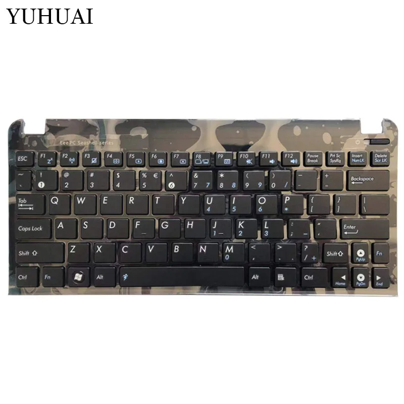 Новая Клавиатура ноутбука США для Asus Eee PC 1015 серии 1015B 1015PW 1015CX 1015PD 1011 1015PX с Рамочная клавиатура