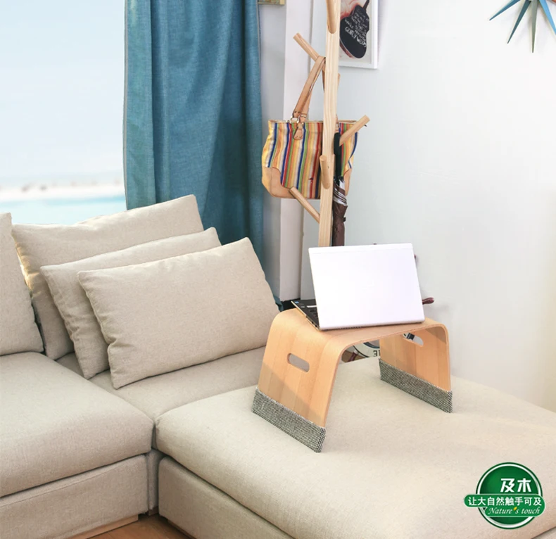 Modern/simple/laptop desk/solid wood/computer desk for bed 2 type