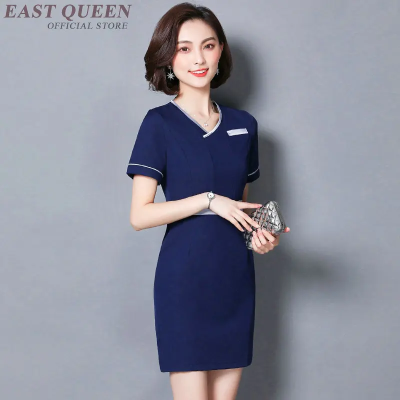 

Spa massage beautician uniform beauty salon waitress beautiful clinical uniforms woman medical hospital clothing DD1370K