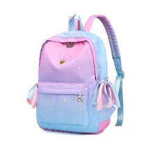 Рюкзаки для девочек с изображением звездного неба; школьные сумки для детей; школьная сумка для начальной школы; школьные сумки; женский рюкзак; цвет розовый