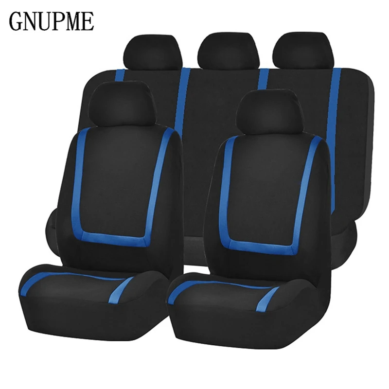 

9PCS Full Set Car Seat Covers Rear Front Seat Cover Protector Universal Car Seat Covers Automobiles Car Seat Protector