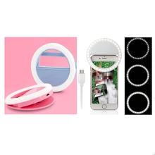 Новое поступление зарядки Функция Мини светодиодный автоспуска заполнения лампы свет смартфон телефон Selfie Применение заполните огни для IOS Android телефон