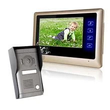 Cerradura electrónica Táctil Video de La Puerta Teléfono Timbre Seguridad Para El Hogar Cámara Del Monitor HD camrea con función de visión nocturna