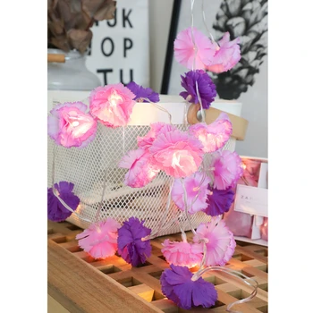 

10/20LED Flower String Lights Christmas Light Outdoor LED Fairy Light for Home Garland Tree Ornament Flower Holiday Decoration