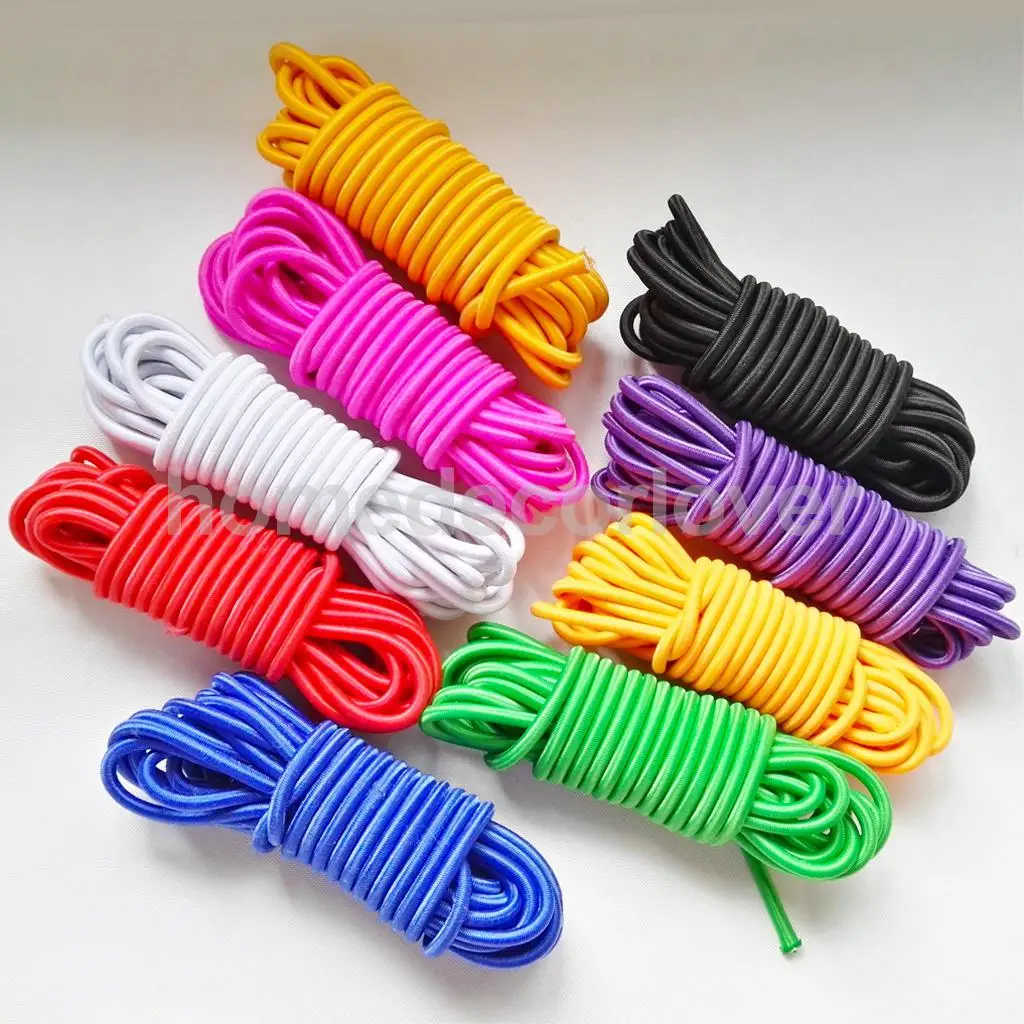 5 Metres of 2.5mm Shockcord Bungee Cord Elastic Strong Shock 