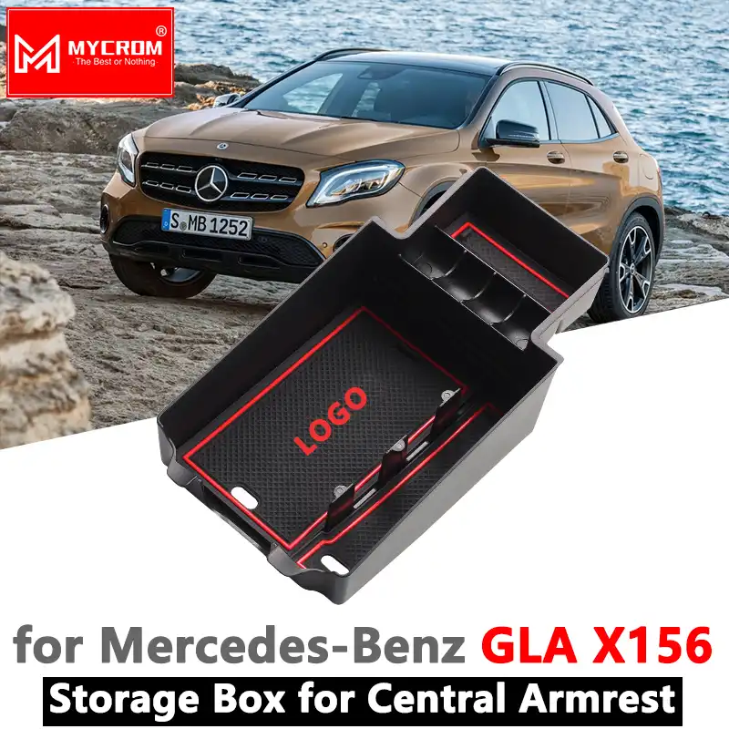 Armrest Box Storage For Mercedes Benz Gla X156 Organizer Accessories Gla180 Gla0 Gla2 Gla250 Gla45 0 2 250 0d 2d Amg Stowing Tidying Aliexpress