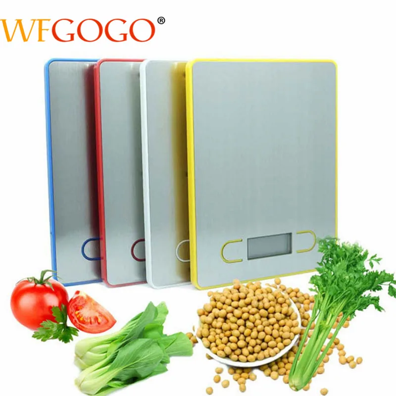 

5KG/1g LCD Digital Scale for Food Multi-functional Kitchen Scale Electronic Diet Postal Scale Will display readings in G/LB/OZ