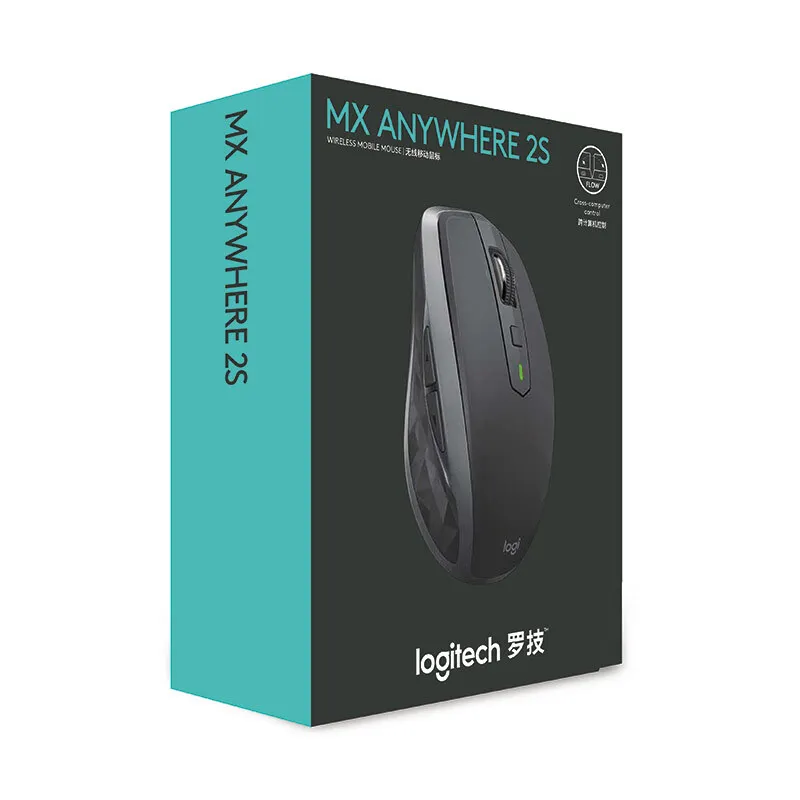 Беспроводная мышь logitech MX Anywhere 2S с Bluetooth, беспроводная мышь с 2,4 ГГц 4000 dpi и Bluetooth с двойным подключением