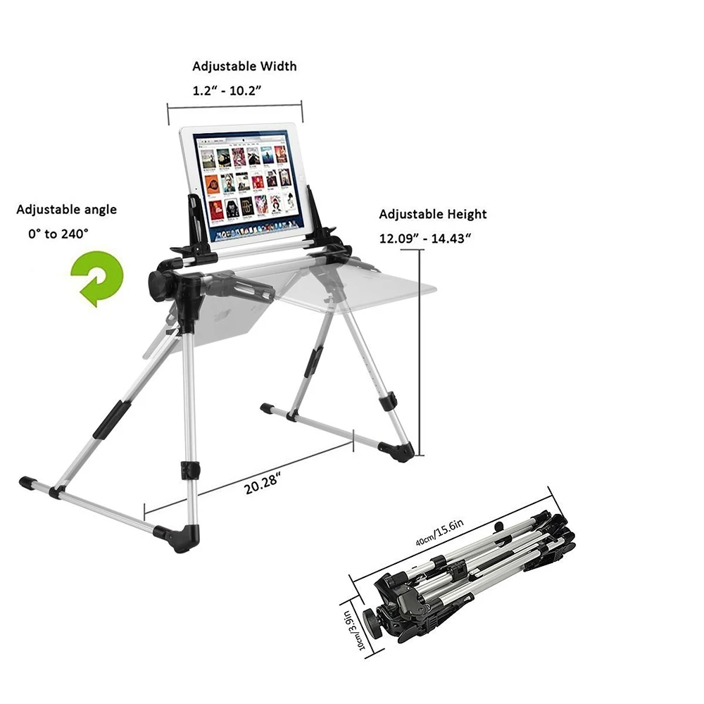 Ленивый Кровать пол Рабочий стол Tablet Стенд держатель для Apple IPad Mini 1 2 3 4 воздуха 1 2 I Pad 5 6 Pro 9,7 дюйма разжигает чехол