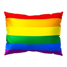Большой разорванный бумажный радужный флаг наволочка для подушки Gay Pride двусторонний чехол для подушки домашний диван украшение подарок
