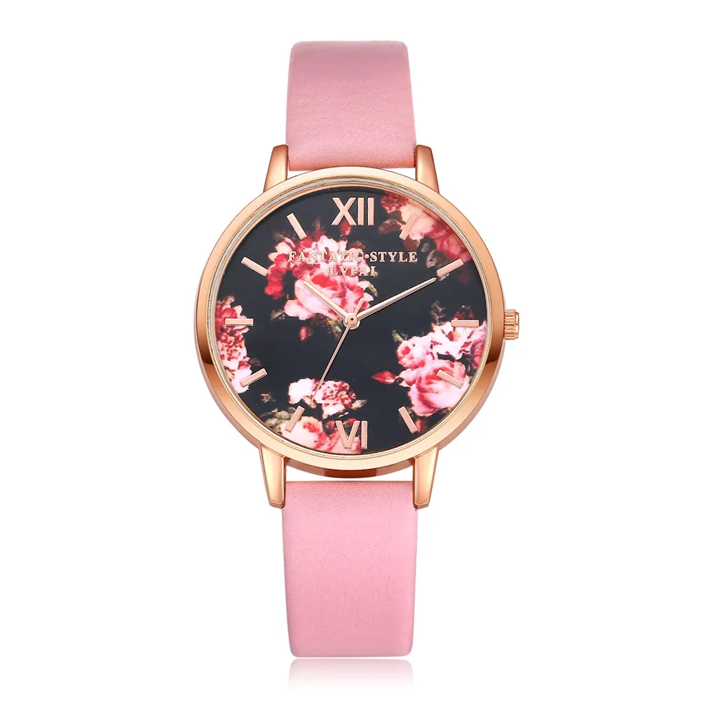 Женские часы Новое поступление дизайн LVPAI часы Женские кварцевые наручные часы женская одежда подарок часы reloj mujer 30X - Цвет: pink