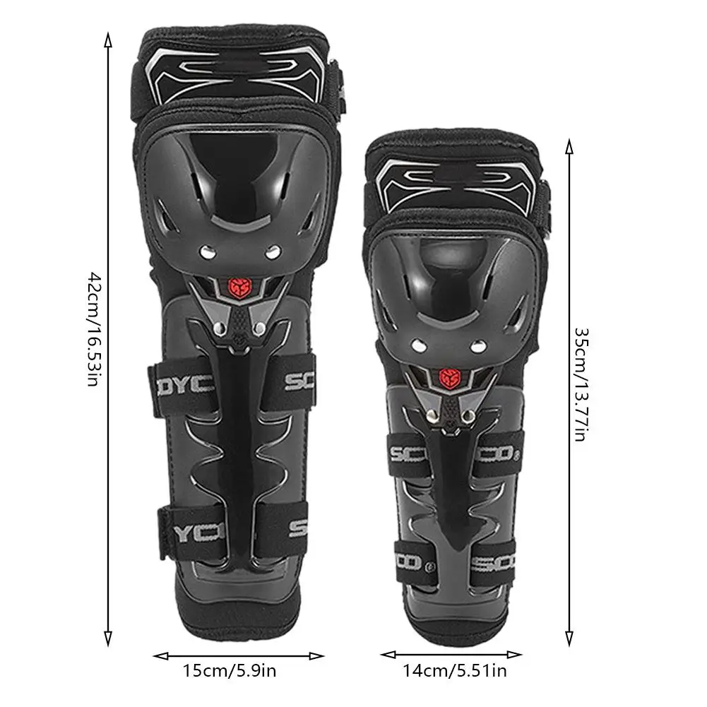 4pcs Motorcycle Protective Gear Motocross Knee Protector Brace Protection Elbow Pad Kneepad Motorcycle Sports Cycling Guard