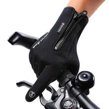 Унисекс тачскрин Велоспорт велосипед лыжный спорт на открытом воздухе перчатки мотоциклетные перчатки полный палец Нескользящие мужские женские велосипедные перчатки