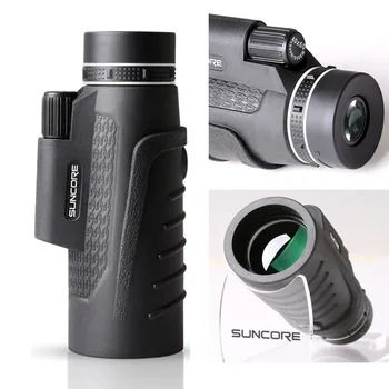 

40X60 Monocular Zoom Telescope HD Night Vision Bak4 Prism Scope with Phone Clip Tripod Waterproof Hunting Turizm Opera Spyglass