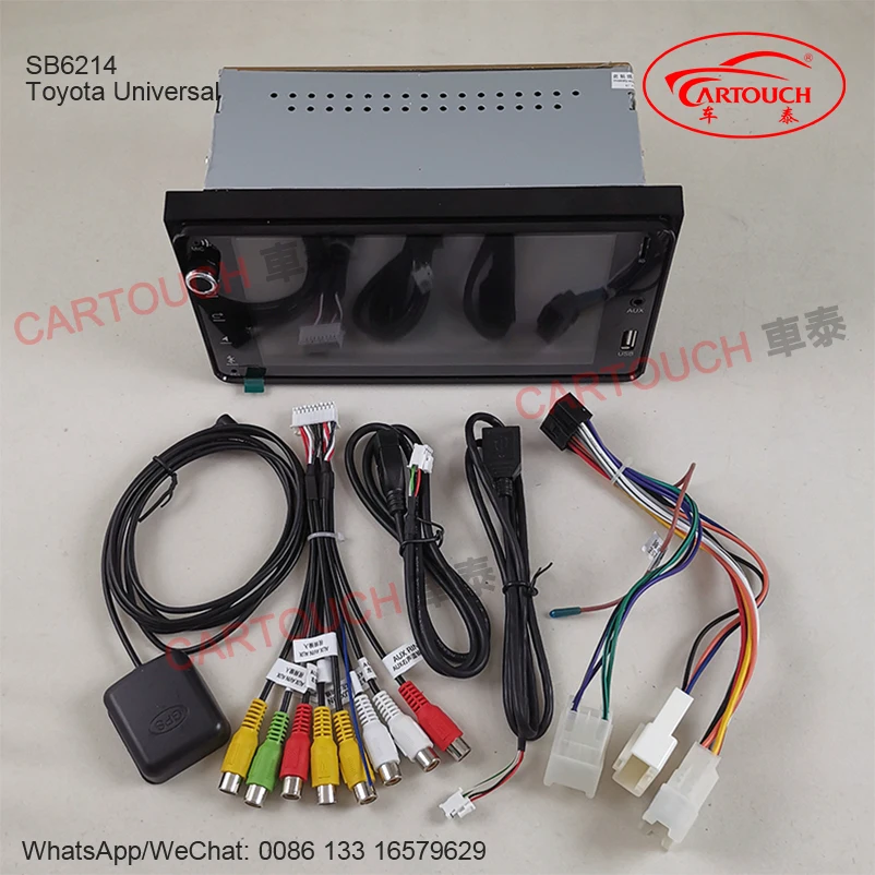 Sale Cartouch Android 8.1 car dvd for toyota corolla 2 Din Universal car radio with navigation Bluetooth Wifi car stereo gps player 4