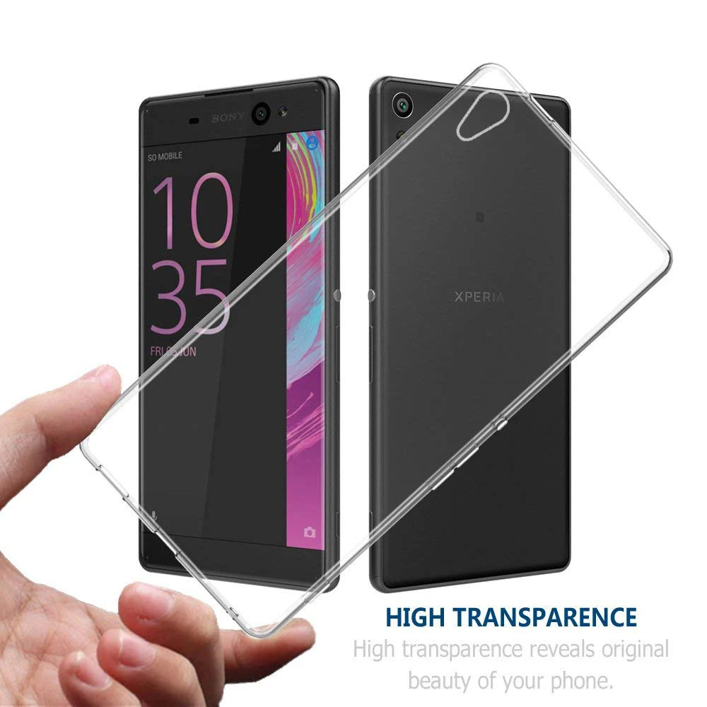 Прозрачный Силикон ТПЭ чехол для sony Xperia X XA XA1 XA2 ультра XZ XZ1 XZS XZ1 XZ2 XZ3 Z3 Z5 компактный L1 L2 l3 Xperia 1 крышка