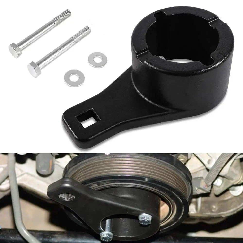 

Chuang Qian For Lexus Toyota Steel Crankshaft Harmonic Damper Pulley Holding Crank Shaft Bolt Holder Tool Set