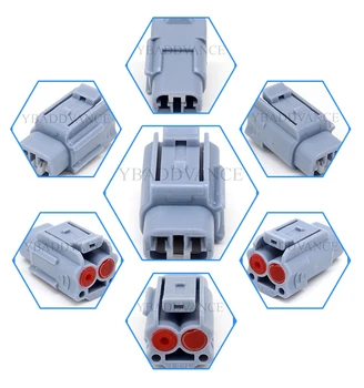 

Light Grey Electrical Plastic 2 Pin Connector Terminal For ABS Sensor 90980-11003