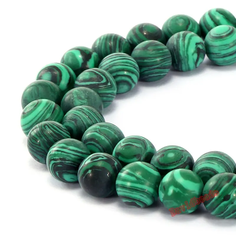 Collier avec pendentif en Pierre Naturelle - Malachite - O'Karma